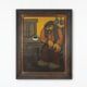 Robert Deman, Solitary Man, 1940s, Oil on Canvas, Framed