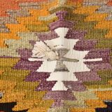 Multicolor Geometric Handmade Kilim Rug, 102x148Cm