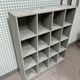 Large distressed wooden locker cabinet (renovated)
