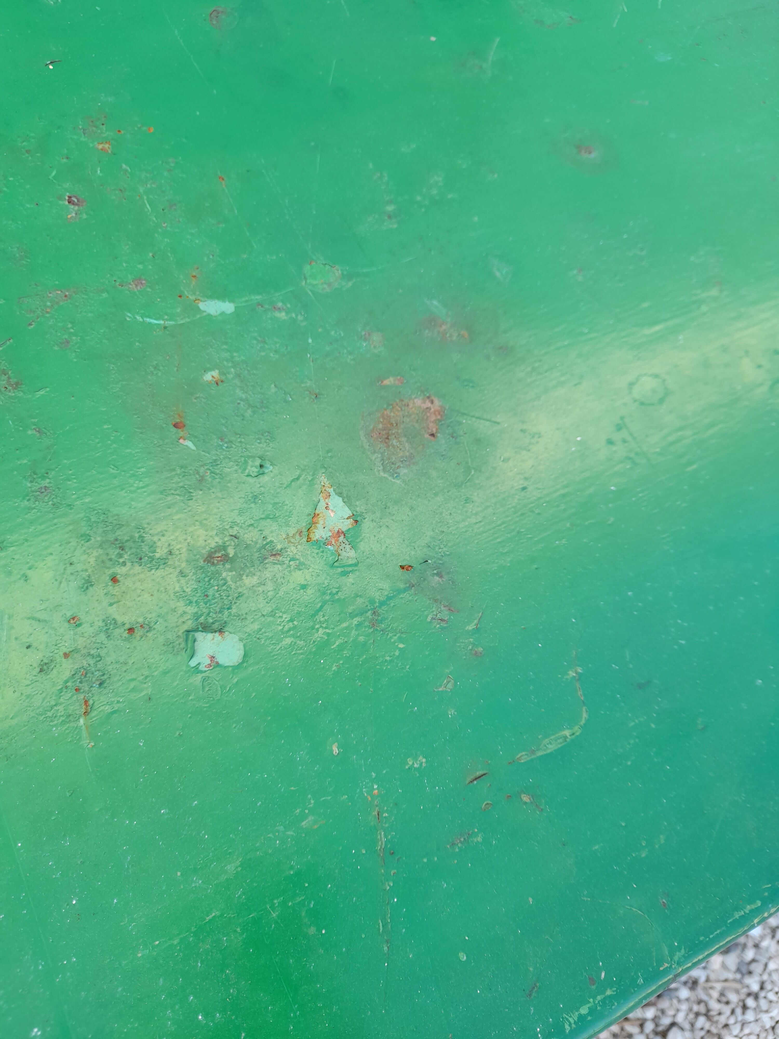 Iron folding garden table