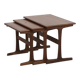 Tables gigognes par Kai Kristiansen, ensemble de 3