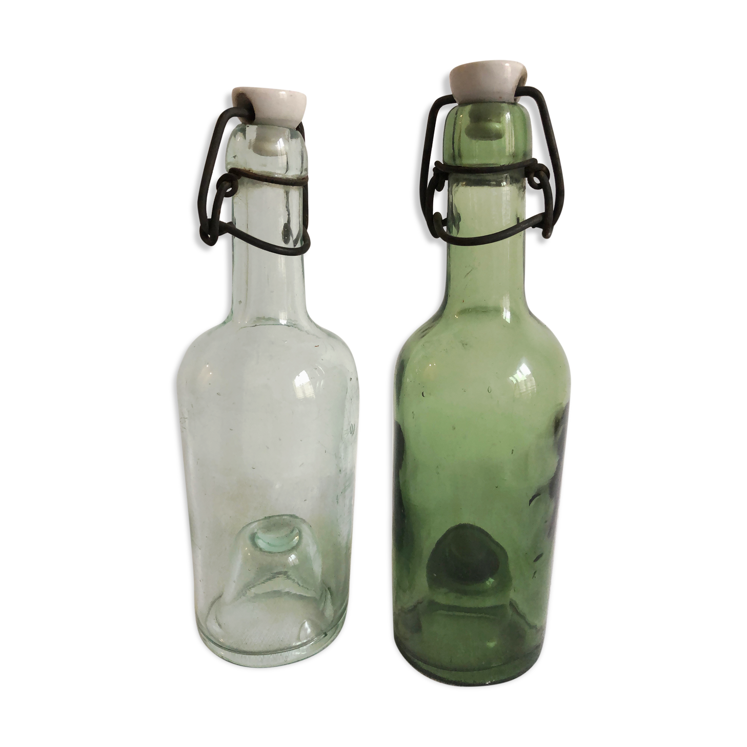 2 bottles with high prick - Capacity 300 ml