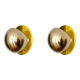 Set of 2 1970s Bicolor Space Age Wall Lamps by Sölken