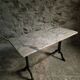French bistro table made of marble with a cast iron base, 1920s–1930s.