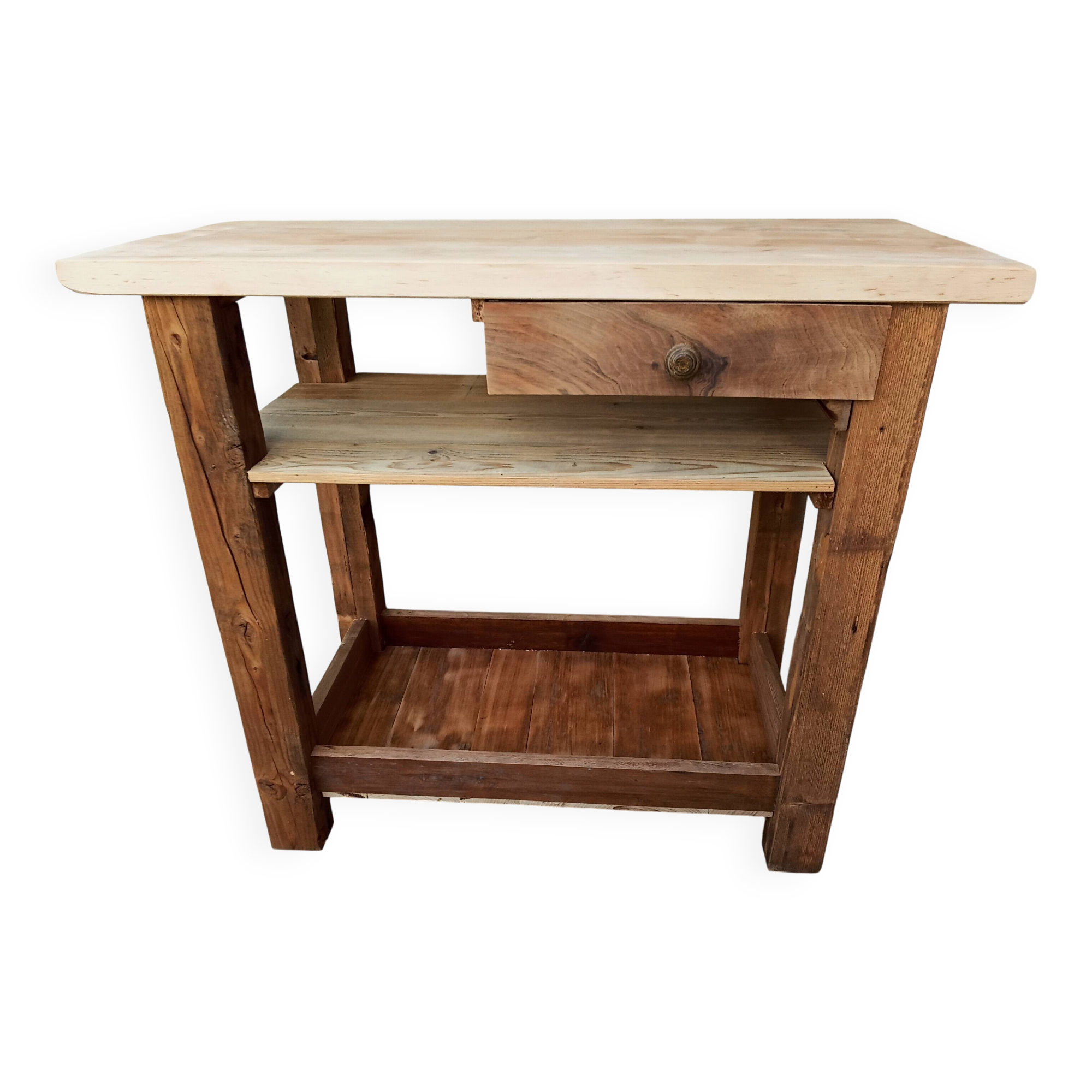 Solid wood table