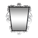 Mid-century 1970s wall mirror