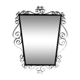 Mid-century 1970s wall mirror
