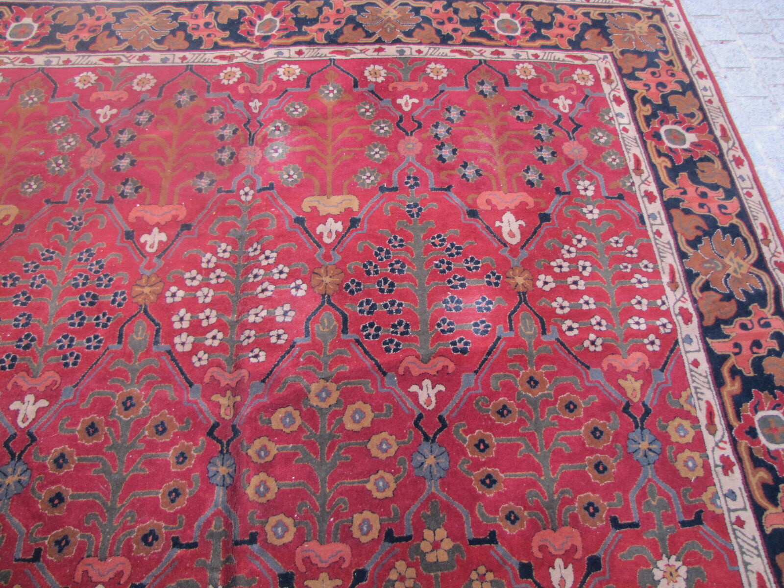 Carpet old french points janus done hand 245X345cm