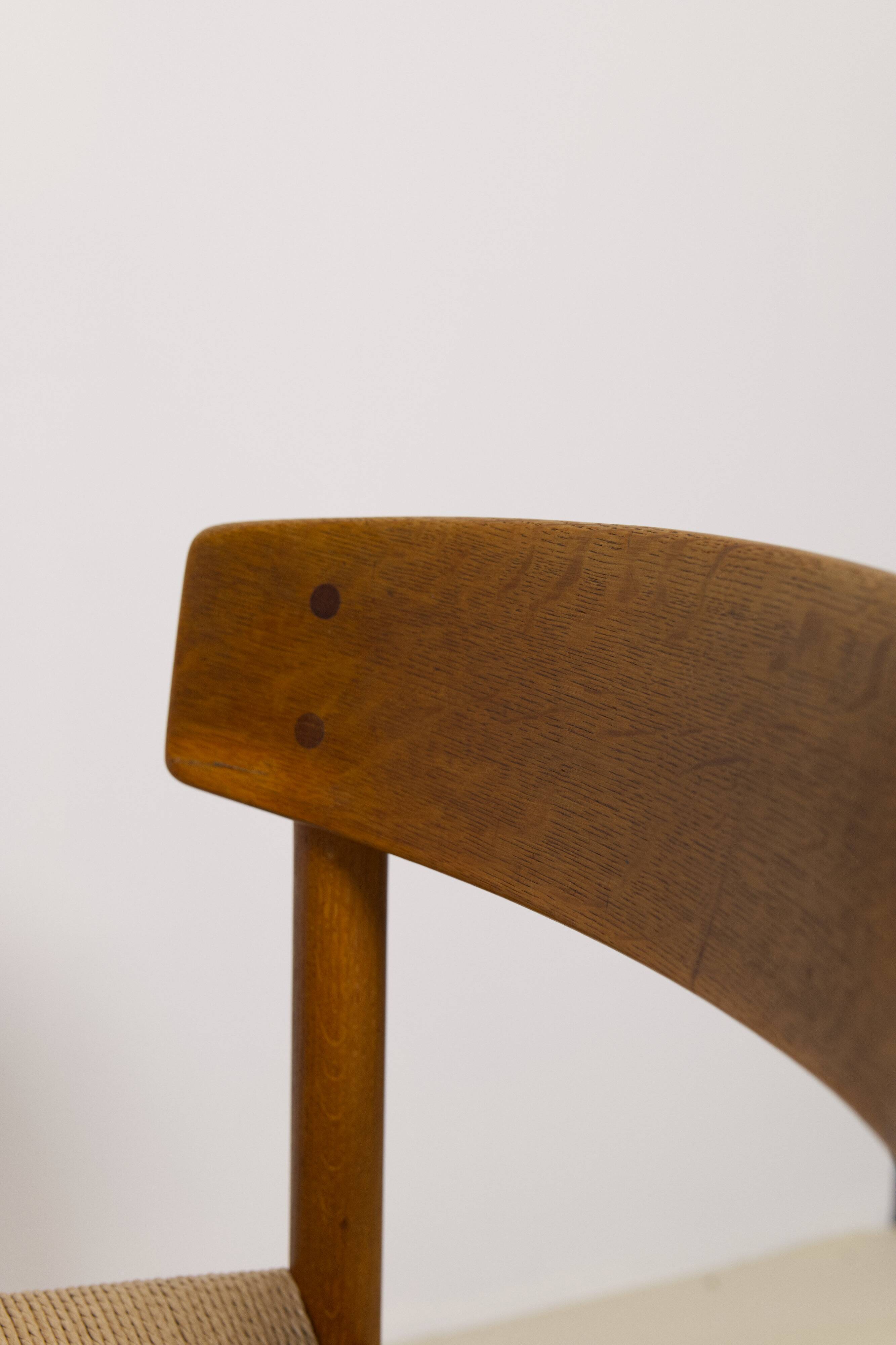 Set of 6 Oak dining chairs 'j39' by Borge Mogensen, 1960s