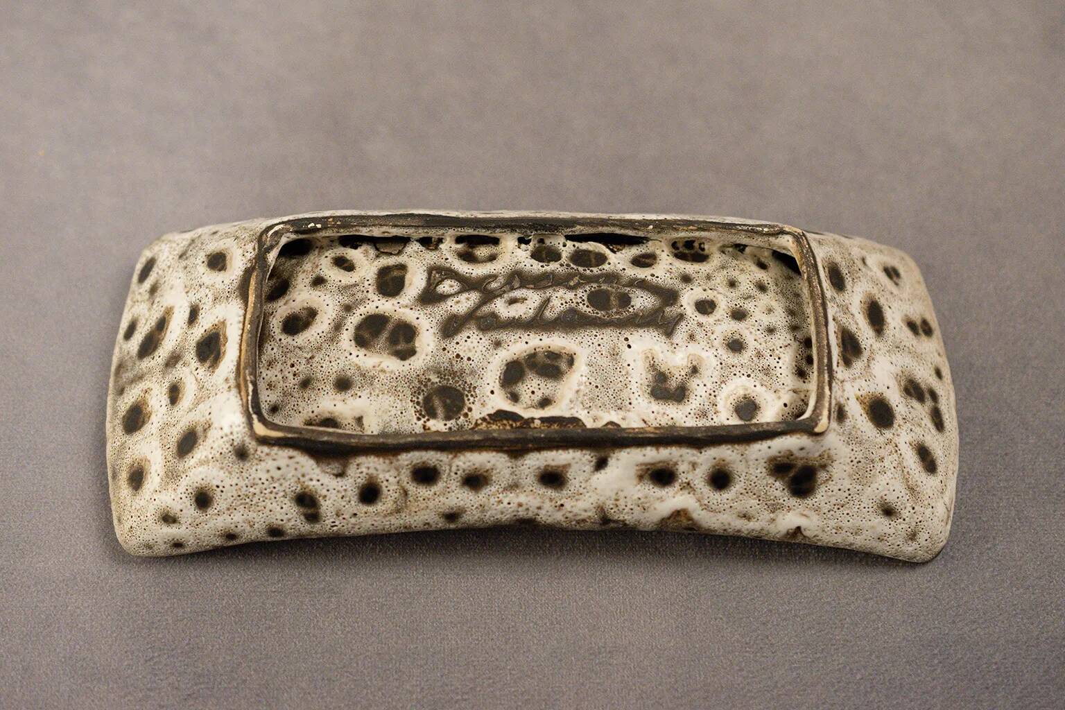 4 ceramic fat lava bowls by Marius Bessone – Vallauris – Mid-century