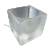 German modernist design 1970s table or bedside ice cube lamp by Peill & Putzler