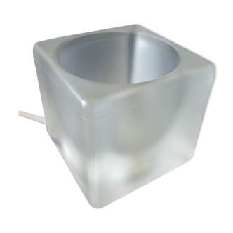 German modernist design 1970s table or bedside ice cube lamp by Peill & Putzler