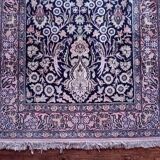 Tapis cachemire soie fait main 155x92cm
