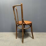 Set of 4 French Cafe Chairs with Graceful Seats