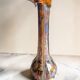 Artistic vase signed M. Venys – vintage marbled glass – 31 cm