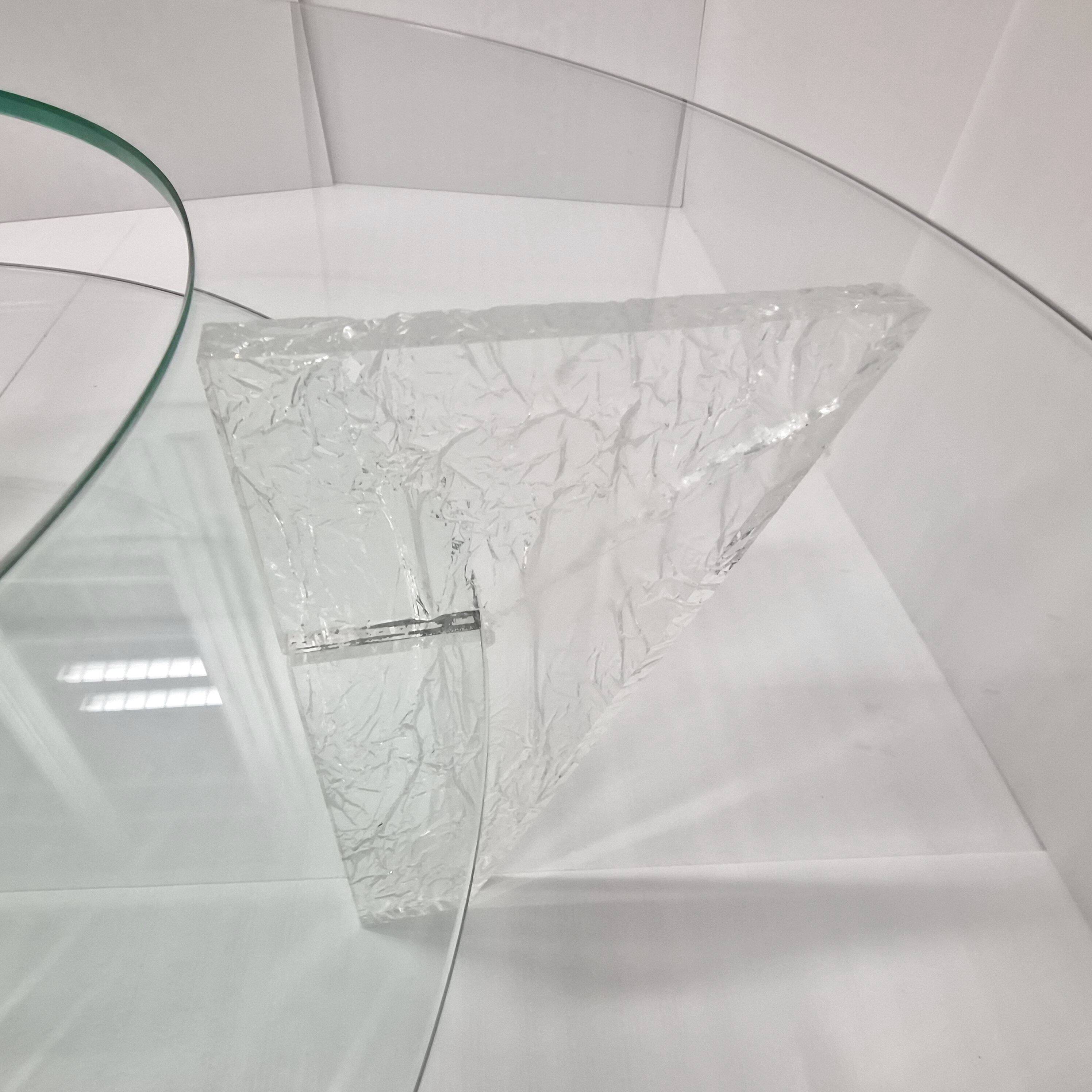 Vintage coffee table by Jeannot Cerutti, 1980