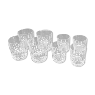Lot of whisky glasses