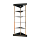 70s brass light shelf