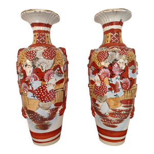 Paire de vase satsuma