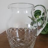 Pichet n°1 en cristal ciselé / taillé