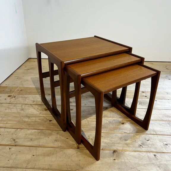 Tables gigognes Quadrille en teck G Plan, années 1960
