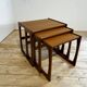 Tables gigognes Quadrille en teck G Plan, années 1960