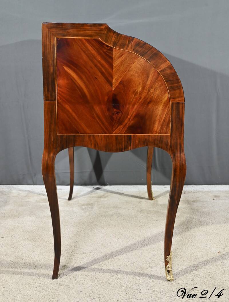 Mahogany and Rosewood Cylinder Desk, Louis XV period – 1st part XVI