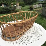 Rattan bassinet
