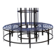 Solid iron shaft tower