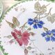 6 Creil and Montereau dessert plates “Blueberries” model