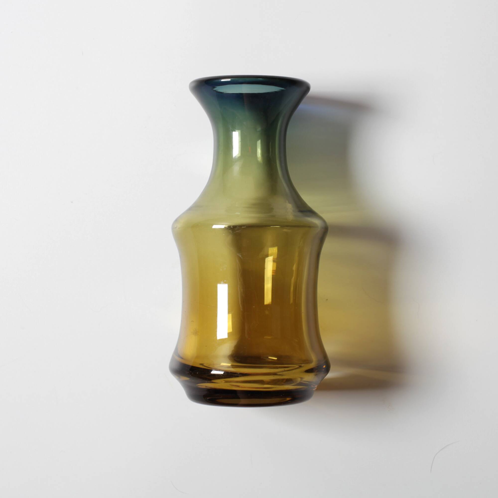 Vintage “Havana” Glass Gradient Vase by Per Lütken for Holmegaard / Denmark