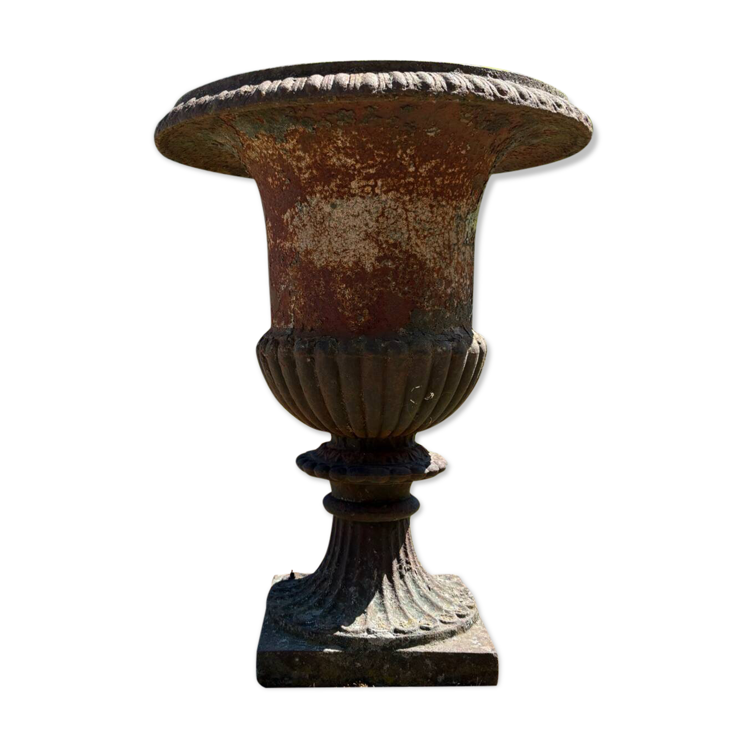 Pair of Médicis vases in cast iron