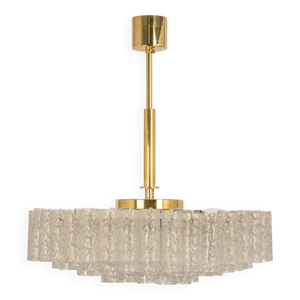 Grand lustre Doria avec - verre 1960