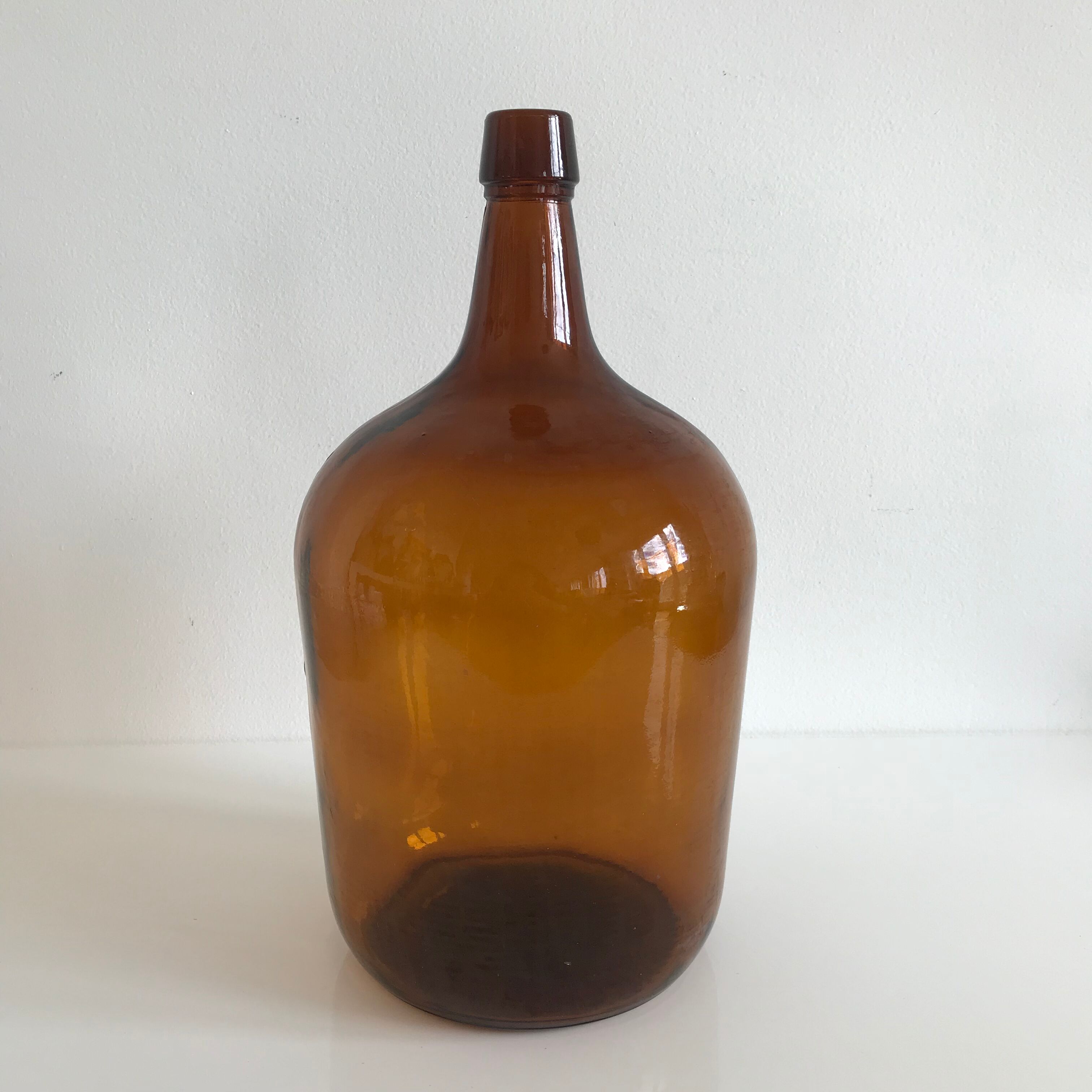 Demijohn 5litres amber glass