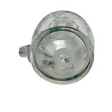 Carafe en verre émaillé à décor de fleurs, vers 1900
