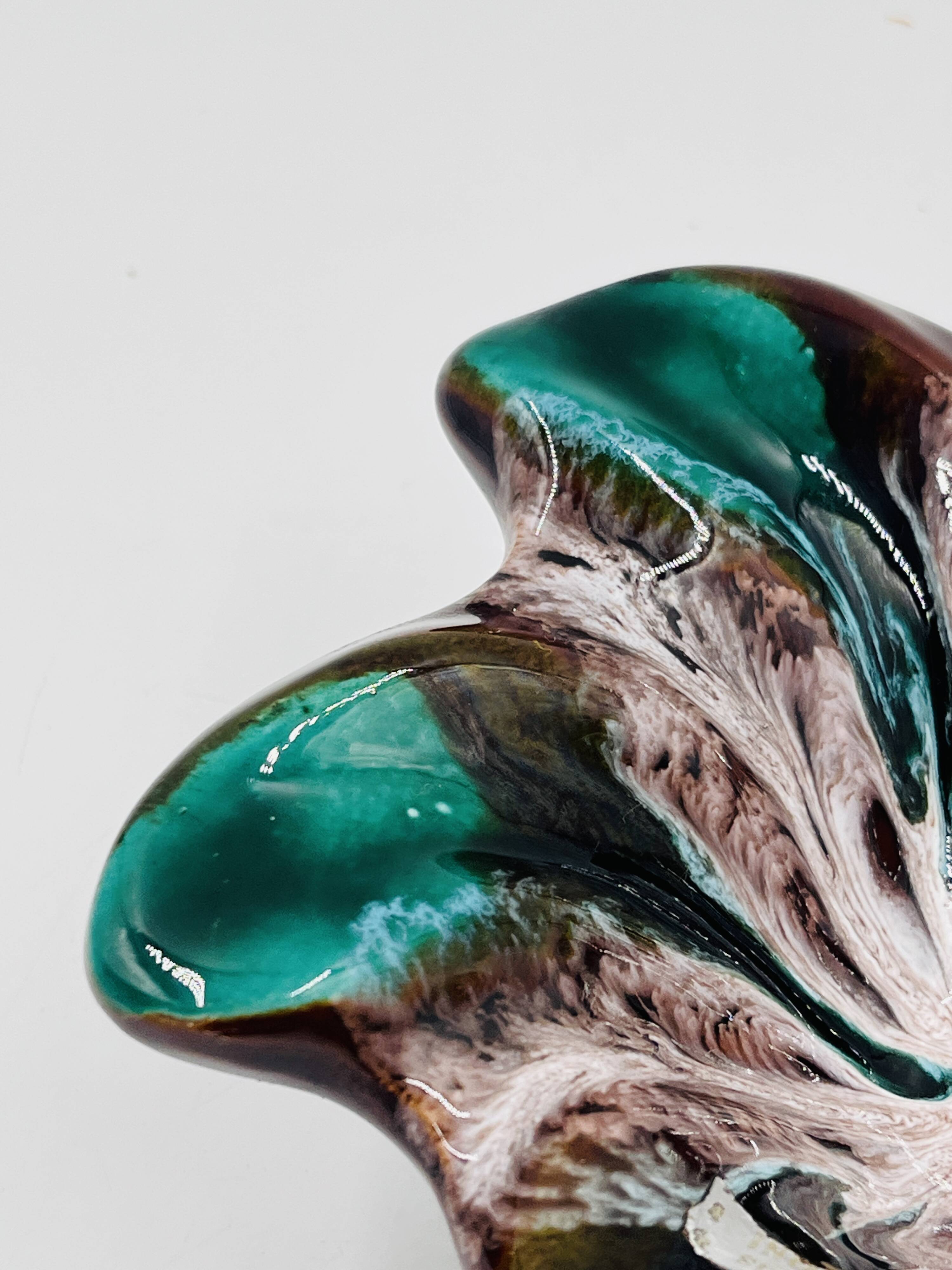 Flower-shaped trinket tray by Zandrini for Vallauris