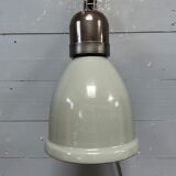 Industrial Fabrilux wall lamp with gray enamel shade