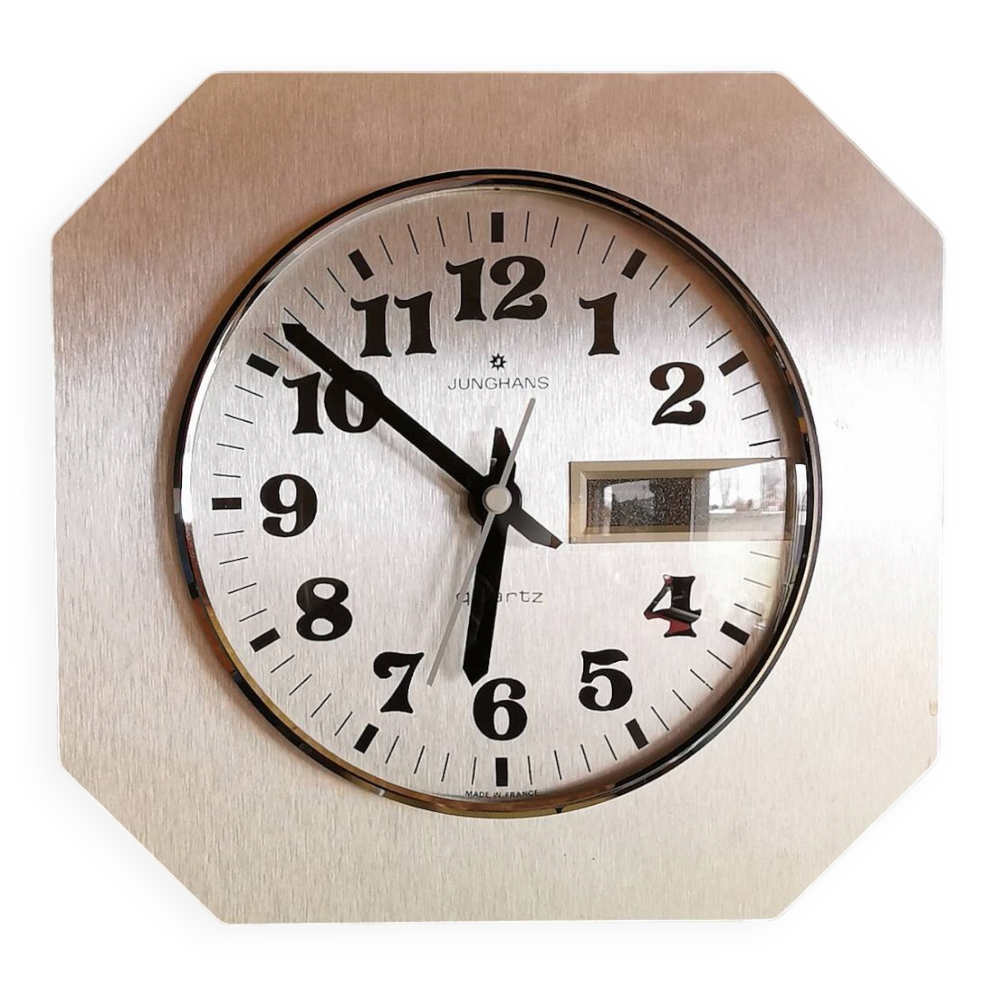 Horloge Pendule Florence En Argent Massif - Mouvement Quartz - Modèle REF43178 - Occasion