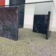 Table basse en marbre vintage années 70 design italien