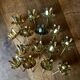 Set of brass candle holders x15