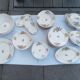 Service 44 pièces porcelaine de Limoges vintage 1970