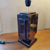 Ceramic art deco lamp effect metal