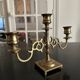 neo classic brass candle holder