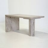 Italian marble palissandro coffee table or side table