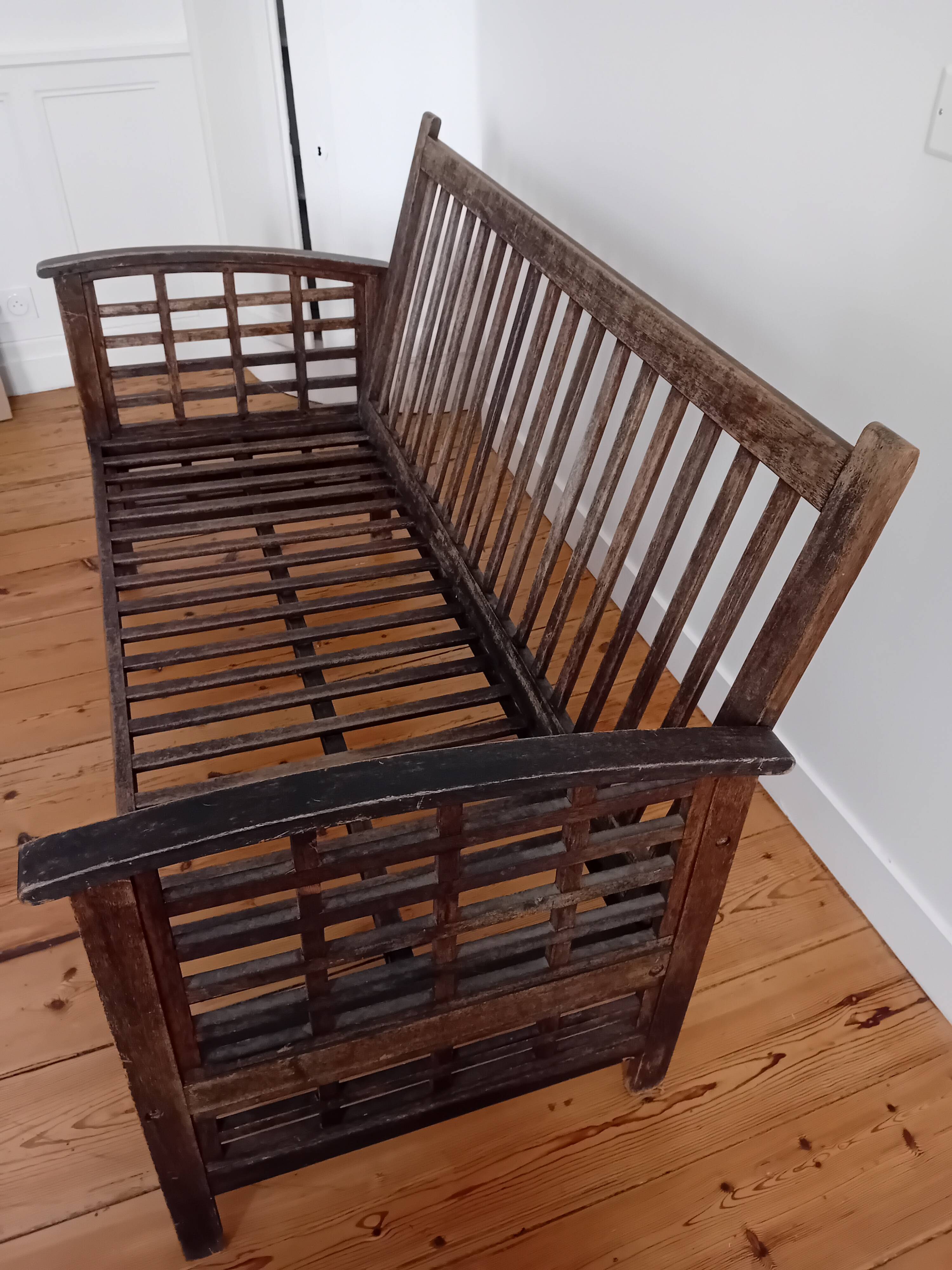 Banquette de jardin