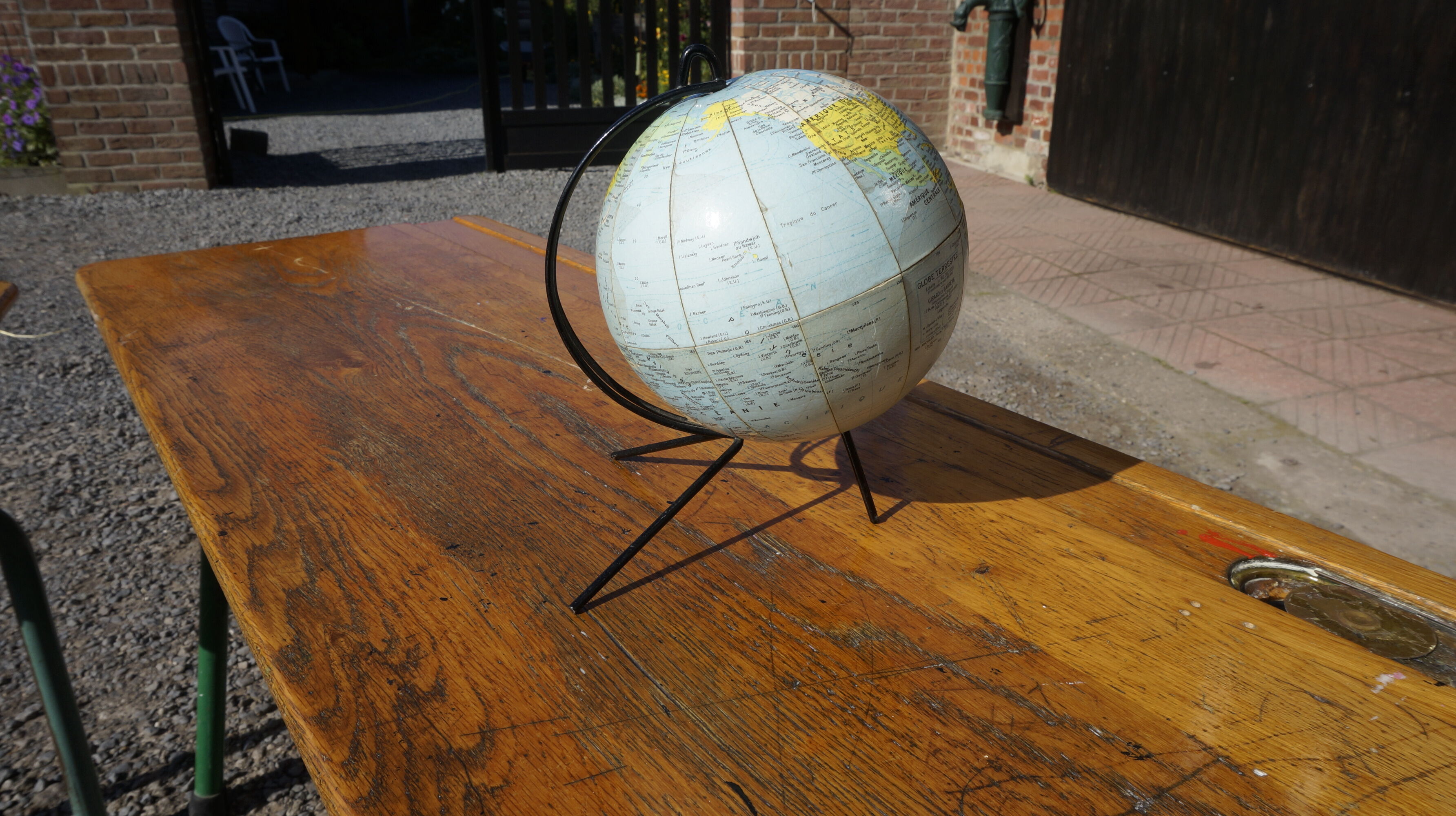 World map globe