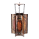 Accolay brutalist chandelier in copper and resin, 1960s