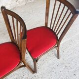Pair of bistro chairs model # 153 by Baumann, circa 50/60