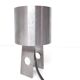 Lampe de table année 70 inox formes géométriques