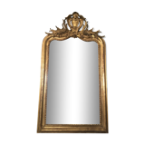 Louis Philippe mirror with pediment 140x88cm